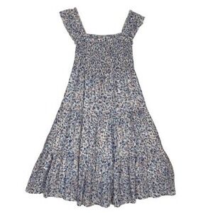 Nanette Lepore Floral‎ Smocked Midi Dress 8